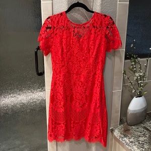NWT Red Lace Dress
